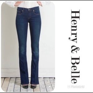 HENRY & BELLE Micro Flare Jeans Sz 29 $239 LIKE NEW!